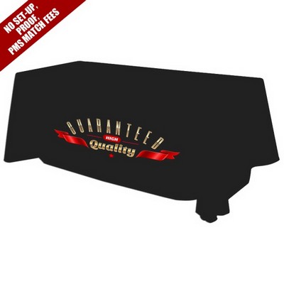 Premium 8ft Table Throw - Full Color - 3 Sided