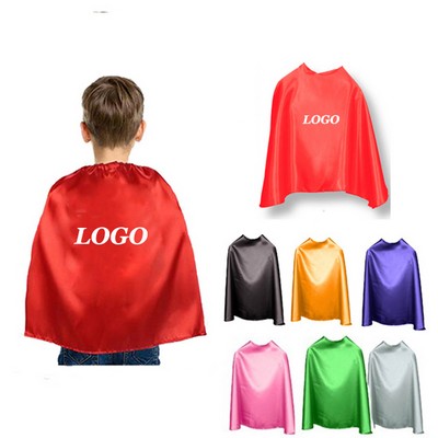 Child Super Hero Cape With Velcro Closure