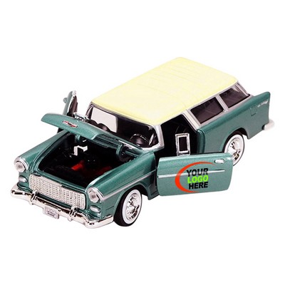 7"x2-1/2"x3" 1955 Chevy® Bel Air Nomad Wagon with Full Color Graphics (u)