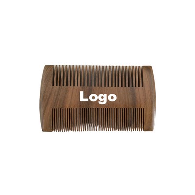 Sandalwood Double-sided Beard Comb