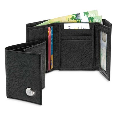 Men's Leather Wallet - Bi-Fold