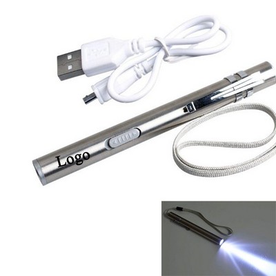 Mini USB Rechargeable Flashlight