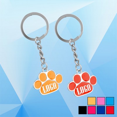 Paw Shaped Key Chain