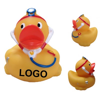 Plastic Doctor Duck Toy