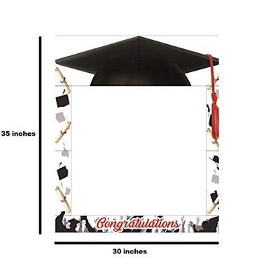 'Grad Cap' Graduation Themed Party Photo Frame Prop, 35 X 30 inches