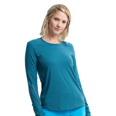 Cherokee® Infinity Women's Long Sleeve Underscrub Knit Tee Shirt