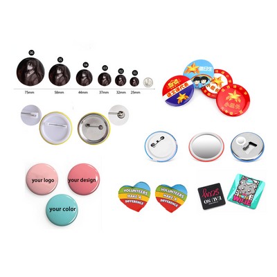 Custom Tin Button Badges