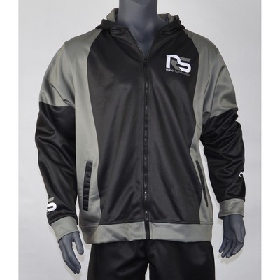 Sublimated Full-Zip Fleece-Lined Hooded Sweatshirt