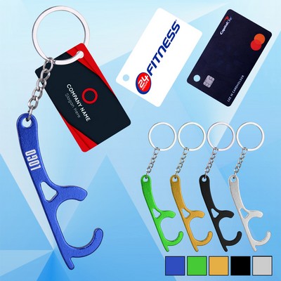 PPE Door Opener/Closer No-Touch w/ Card Key Chain