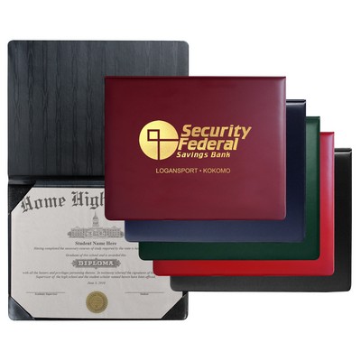 Padded Heat Sealed Diploma Holder (Portrait Style)