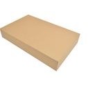 Pinstripe Kraft Gloss Apparel Box (24"x14"x4")