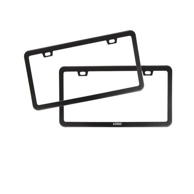 UV Protection Plastic License Plate Frame