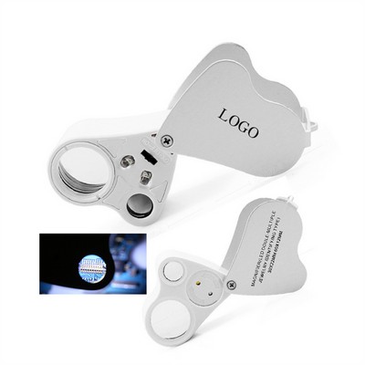 Illuminated Jewelers Eye Loupe Magnifier