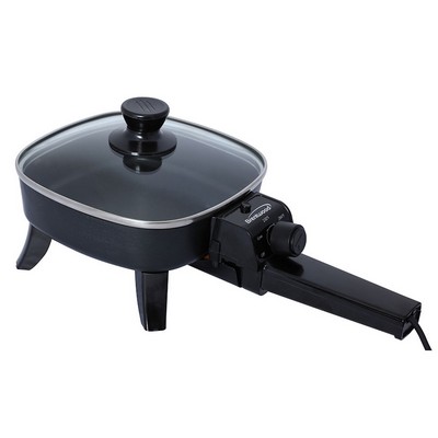 6'' Black Electric Skillet