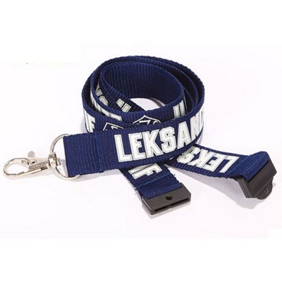 5/8" Nylon Lanyards with Safety Breakaway