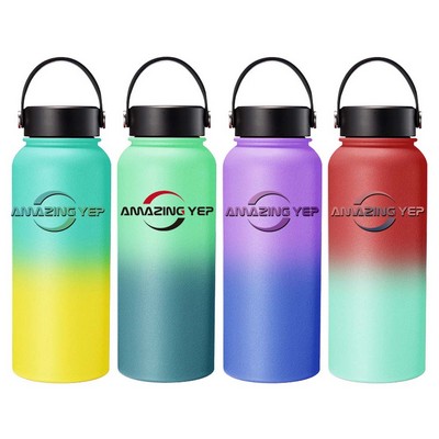 Gradient Stainless Bottle W/ Carrying Strap 17oz.