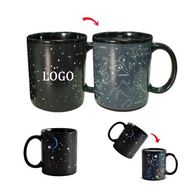 12oz Starry Sky Color Change Ceramic Mug