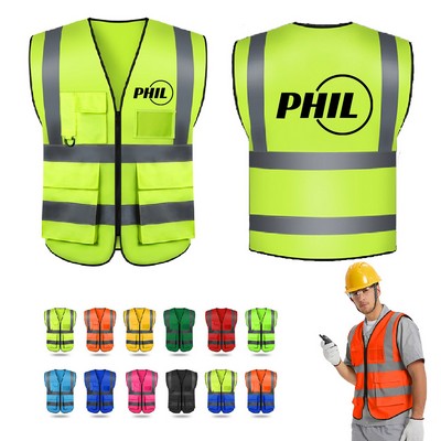 Class 2 Safety Vest With Extra Pockets