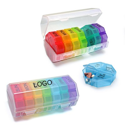 Daily Pill Organizer Detachable Pill Case