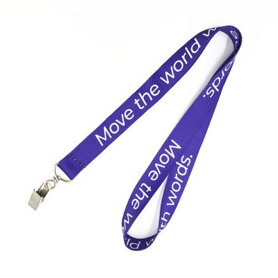 5/8" Polyester Lanyard Dye Sublimation