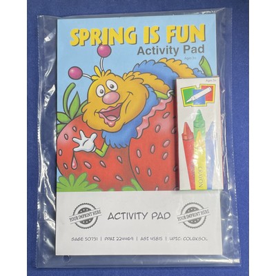 Spring Is Fun Activity Pad Fun Pack