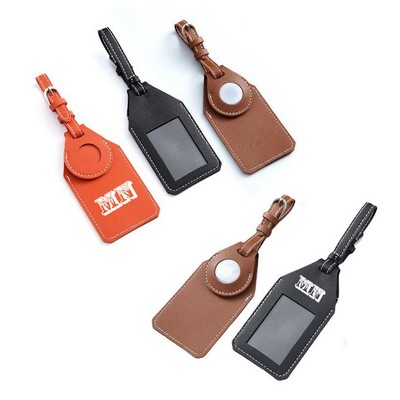 Luggage Tag with Tracker Holder