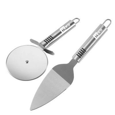 Pizza Cutter Wheel Pizza Server Set