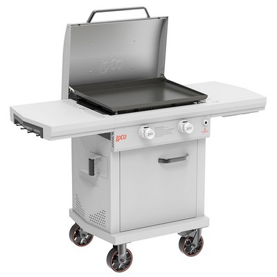 LoCo 26in Series II SmartTemp 2-Burner Griddle with Enclosed Cart