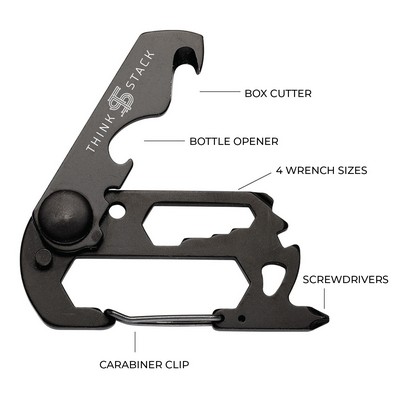 Cedar Creek® Versa Carabiner Multi-tool