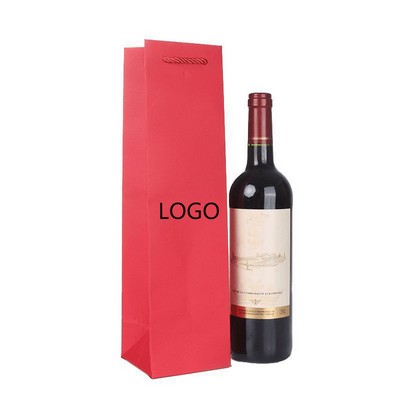 Kraft Paper Wine Tote Bag