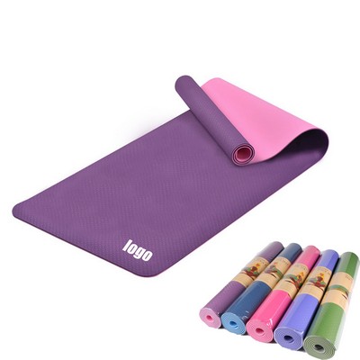 Two Side Color Tpe Yoga Mat