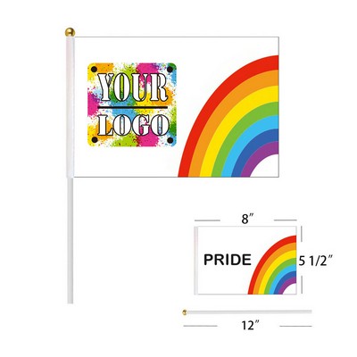 Pride Handheld Flag With Stick