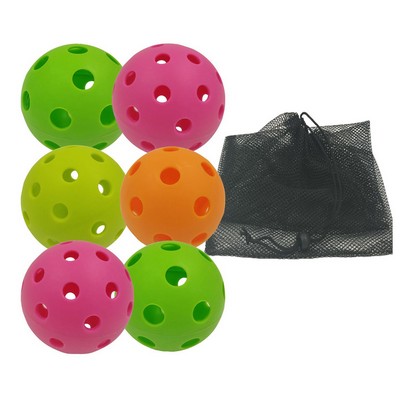 6-Piece Pickleball Set with Mesh Bag