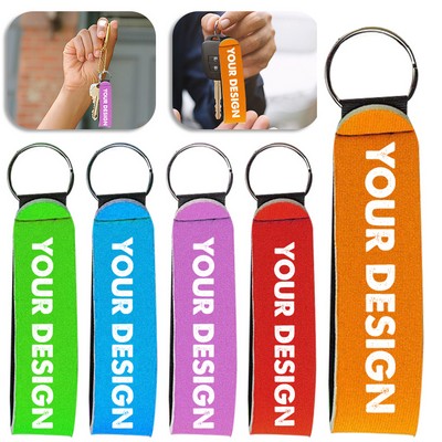 Neoprene Wristband Keychain