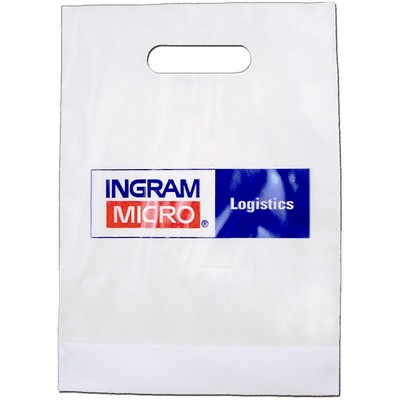 3.0 Mil Frosted Die Cut Bag (15"x18"+4")