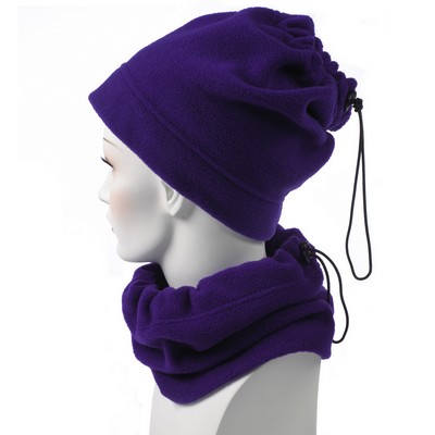 Purple Fleece Neck Gaiter