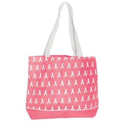 Pink Ribbon Tote Bag