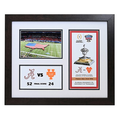 Custom Commemorative Ticket Frame