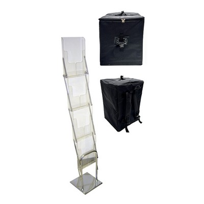 TE-12 Acrylic 4 Tier Literature Display Holder