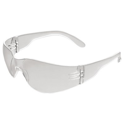 Economy IProtect® Frameless Safety Glasses, Clear or Gray Lens (Case/300)