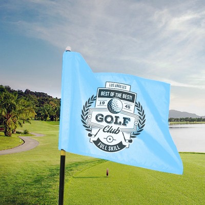 Full Color Golf Sponsorship Pin Flag