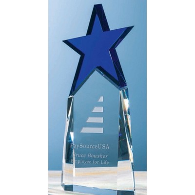 Triumphant Star Optical Crystal Award