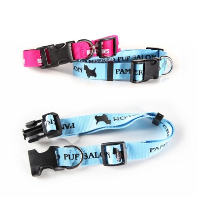 1" W x 22" L - Flat Polyester Dog Collar