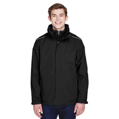 CORE 365 Men's Tall Region 3-in-1 Jacket with Fleece Liner