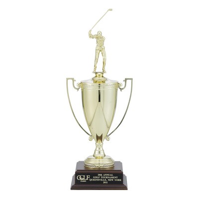 16" Trophy w/8¼" Gold Cup Takes Figure