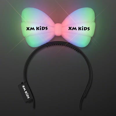 Color Change LED Cute Bow Headband - Domestic Imprint