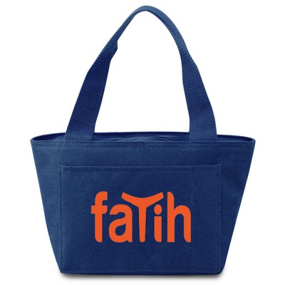 Sporty Cooler Tote--Navy (1-Color Imprint)