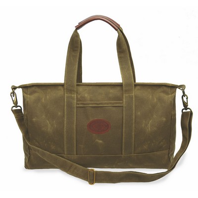 Waxed Canvas City Satchel Bag