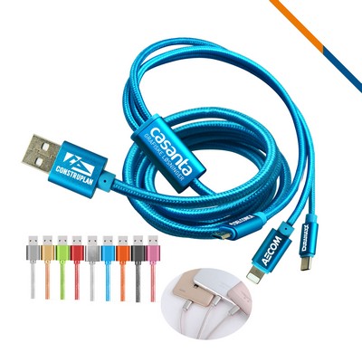 Rugger 3in1 Charging Cable (Blue)