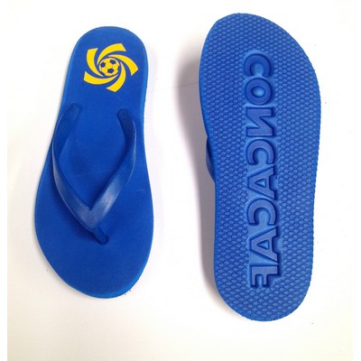 Men's CANCUN Sand Imprint Plastic Strap Flip Flop